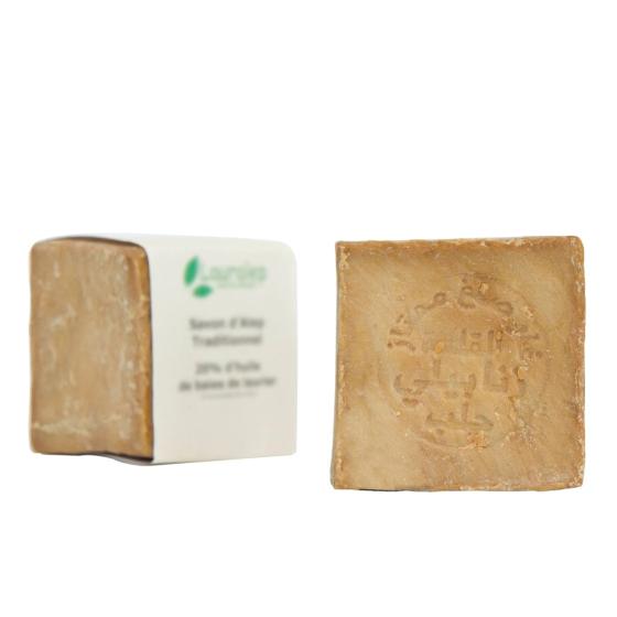 Savon d’Alep traditionnel 40 % huile de laurier 200 g – visage & corps - Chamarelle