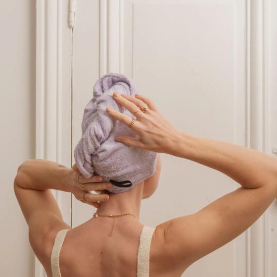 Serviette cheveux en fibre de bambou ultra absorbante – Chamarelle