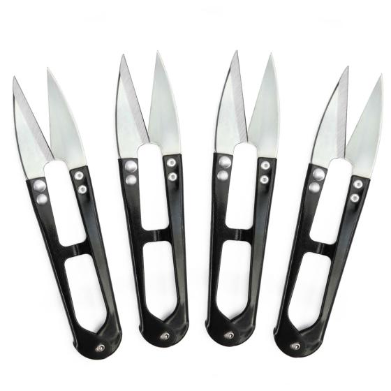 Lot de 4 ciseaux coupe-fil en acier inoxydable – Jardin, couture & loisirs créatifs
