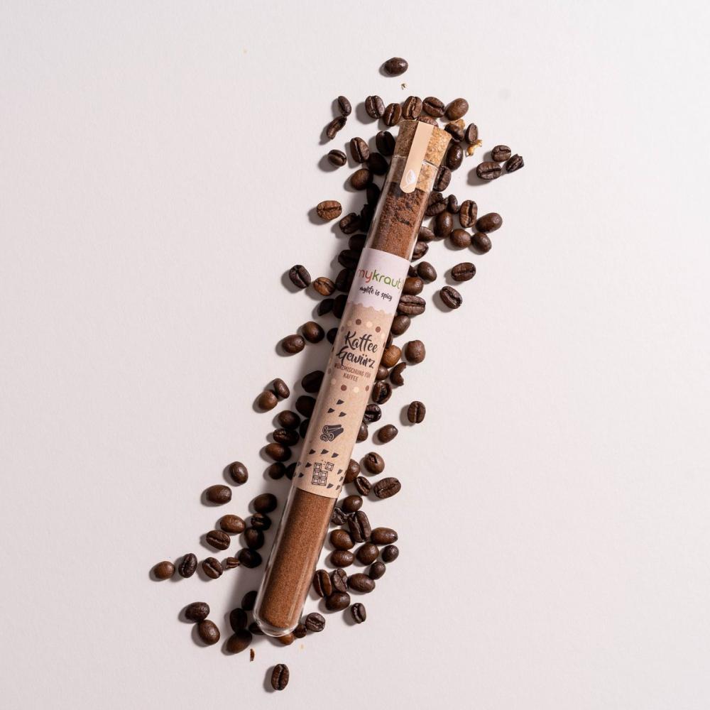 Épices à café – Amande, cacao & cannelle – Éprouvette 22 g – mykraut