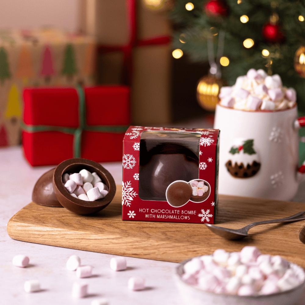 Weihnachts-Trinkschokoladen-Bombe