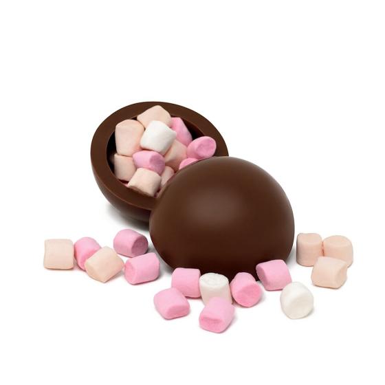 Bombe au chocolat chaud de Noël