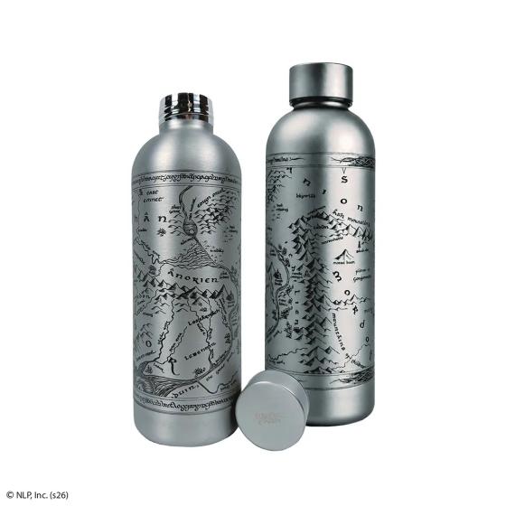 Geschenkset mit Isolierflasche, XL-Schreibtischmatte & Lesezeichen – Der Herr der Ringe