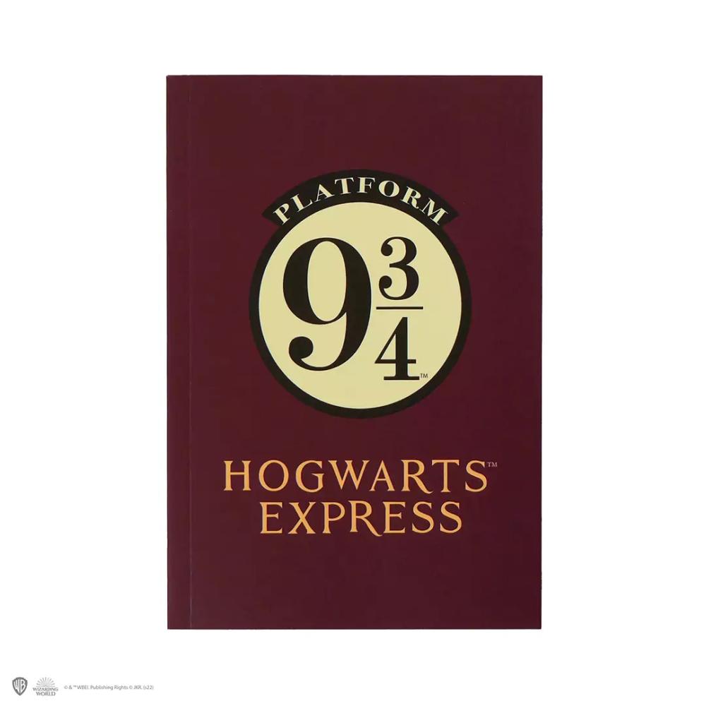 Notizbuch mit flexiblem Einband – Gleis 9¾ (Hogwarts-Express) – Harry Potter