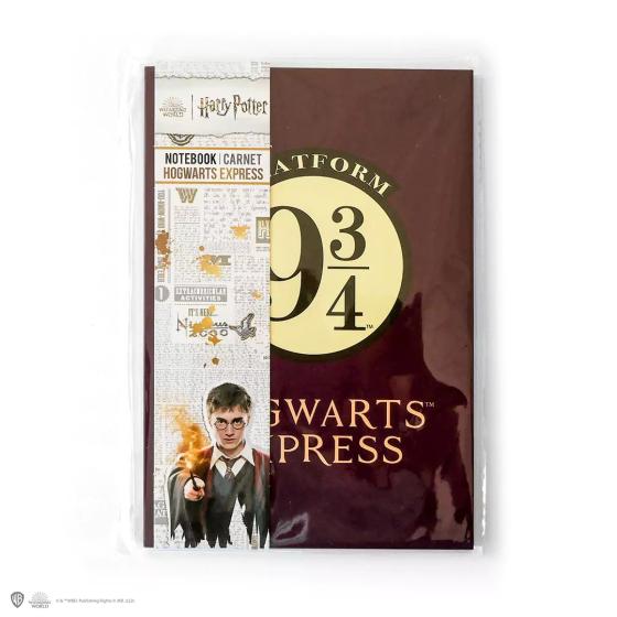 Notizbuch mit flexiblem Einband – Gleis 9¾ (Hogwarts-Express) – Harry Potter