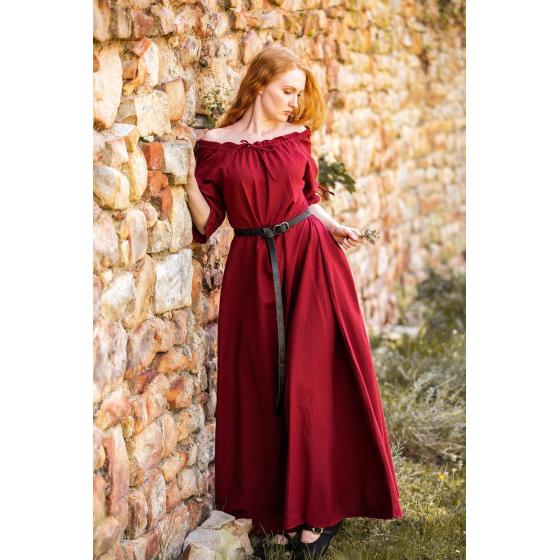 Ceinture Celtique Merle – Cuir Véritable avec Entrelacs et Boucle en Laiton