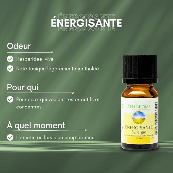 Ätherische Ölmischung Energie – Zen'Arôme – 10 ml