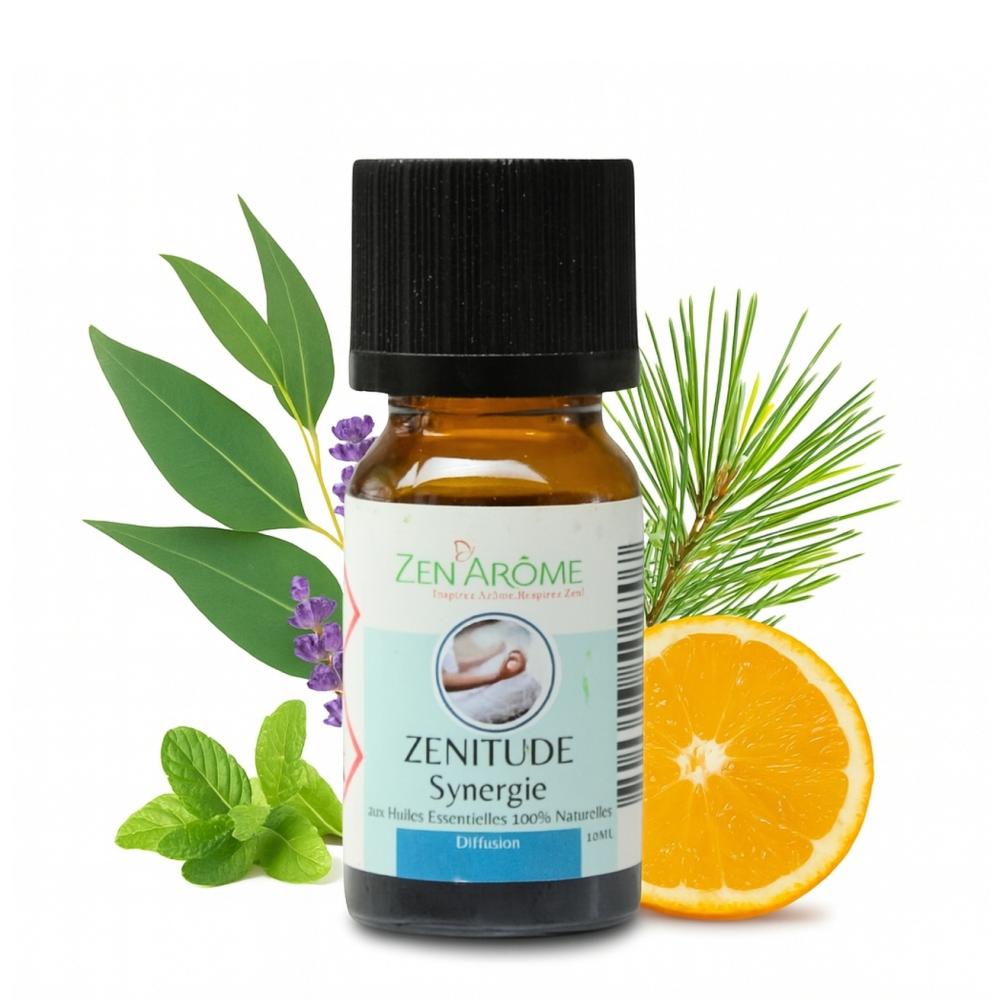 Synergie d’Huiles Essentielles Zenitude – Détente & Sérénité – Zen'Arôme – 10 ml