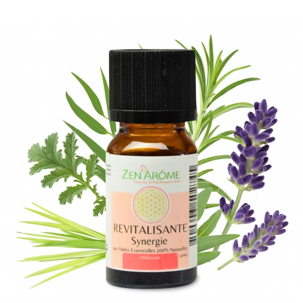 Synergie d’Huiles Essentielles Revitalisante – Énergie & Vitalité – Zen'Arôme – 10 ml