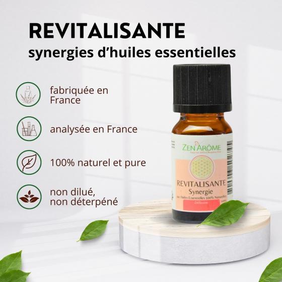 Ätherische Ölmischung Revitalisierend – Energie & Vitalität – Zen'Arôme – 10 ml