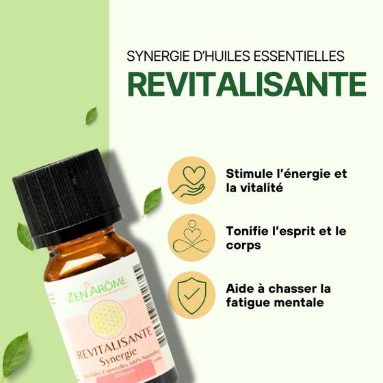 Ätherische Ölmischung Revitalisierend – Energie & Vitalität – Zen'Arôme – 10 ml