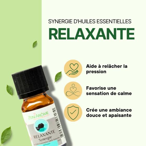 Ätherische Ölmischung Relaxierend – Entspannung & Gelassenheit – Zen'Arôme – 10 ml