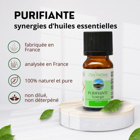 Ätherische Ölmischung Reinigend – Zitronig & Frisch – Zen'Arôme – 10 ml