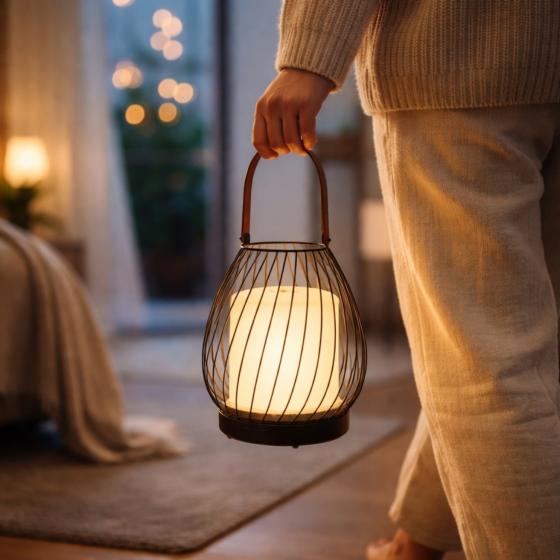 Diffuseur d’Huiles Essentielles Milano – Ultrasonique Sans Fil, Rechargeable & Lumière LED