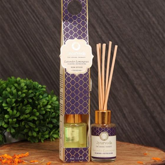 Duftstäbchen Mini Lavendel Zitronengras (Tridosha) 30 ml – Song of India