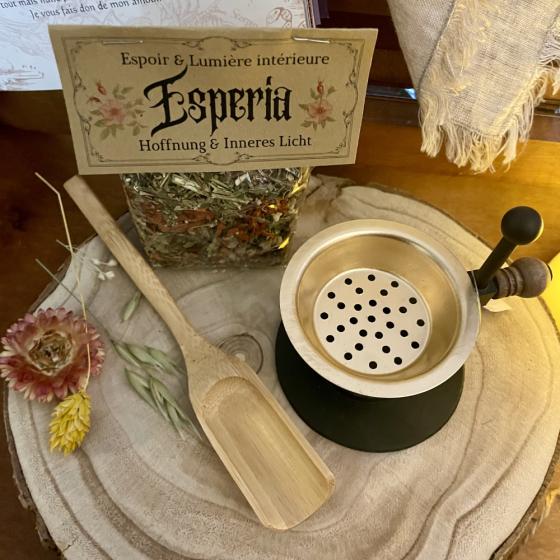 Coffret rituel de fumigation Esperia – Espoir & Lumière intérieure