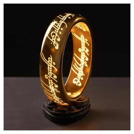 Der Herr der Ringe – Der Eine Ring – Dekorative Lampe – ca. 21 cm – Grupo Erik