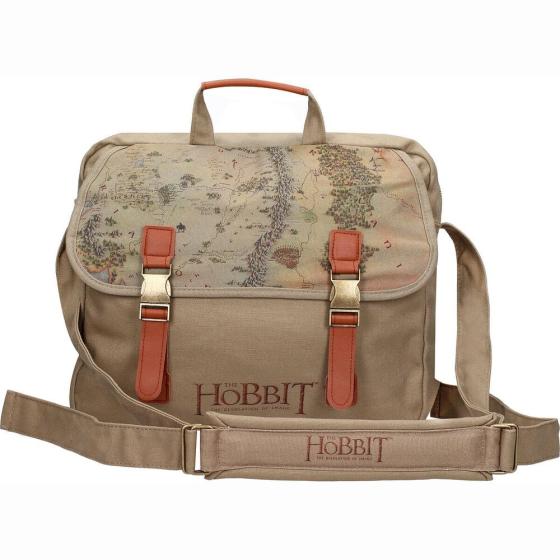 Der Hobbit – Umhängetasche mit Mittelerde-Karte – Canvas-Stil – SD Toys