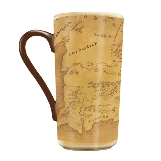 Grand Mug Carte de la Terre du Milieu - 470 ml - Le Seigneur des Anneaux - Lord of the Rings