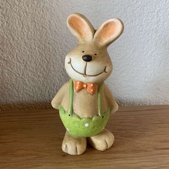 Grand Lapin vert, décoration, pâques, Boutique, Fribourg, Suisse