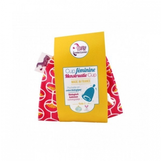 Cup féminine - Pochette rose - Taille 1 - Lamazuna