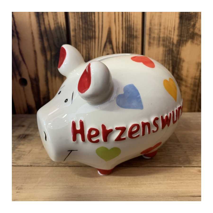 Tirelire cochon KCG "Herzenswunsch"