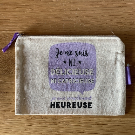 Kleine Kosmetiktasche "DELICIEUSE"