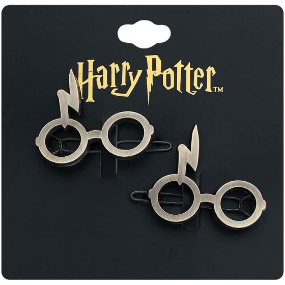 Barette lunettes et éclair - Harry Potter