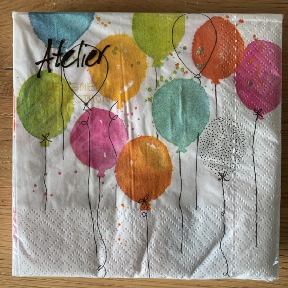 SERVIETTES BALLOON
