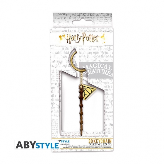 3D-Metall-Schlüsselanhänger - Elder Wand - Harry Potter