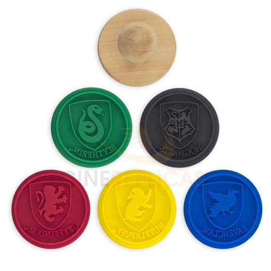 Lot de 5 tampons silicone pour cookies - Harry Potter
