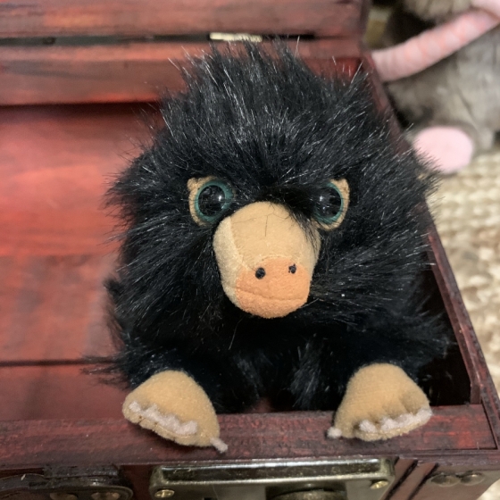 Schwarzer Niffler-Baby-Plüsch - Fantastische Tiere