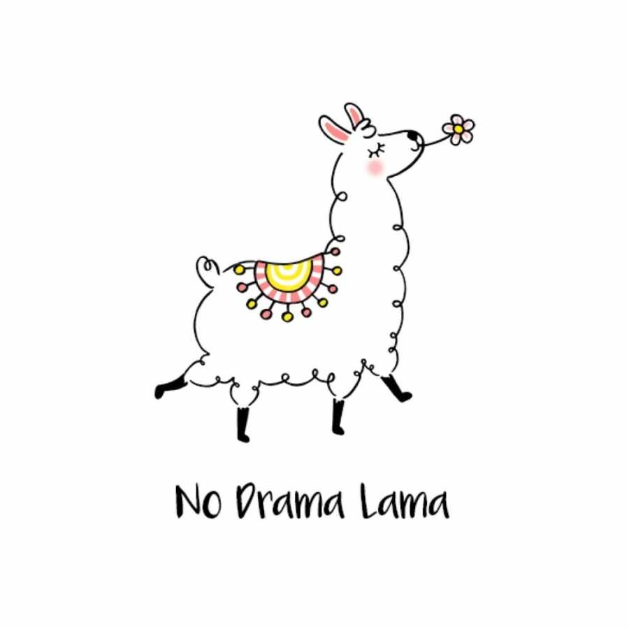 Servietten Drama Lama