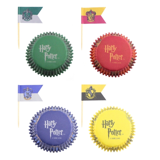 Muffin-/Cupcake-Boxen + Flaggen  - Harry Potter