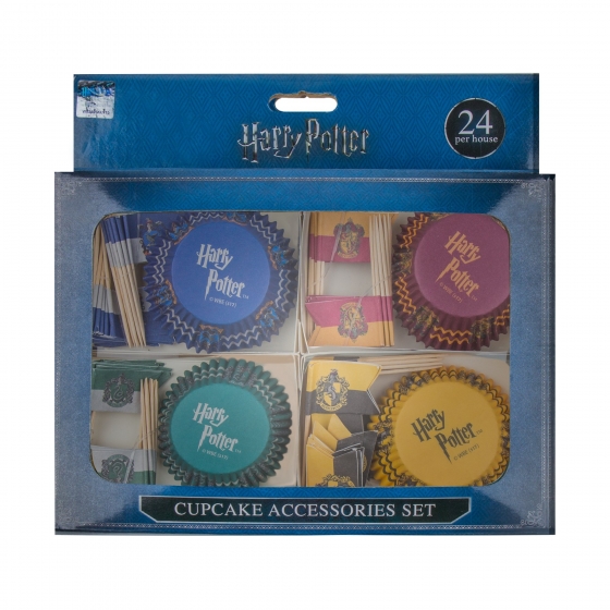 Caissettes à muffins/ cupcakes + drapeaux Harry Potter