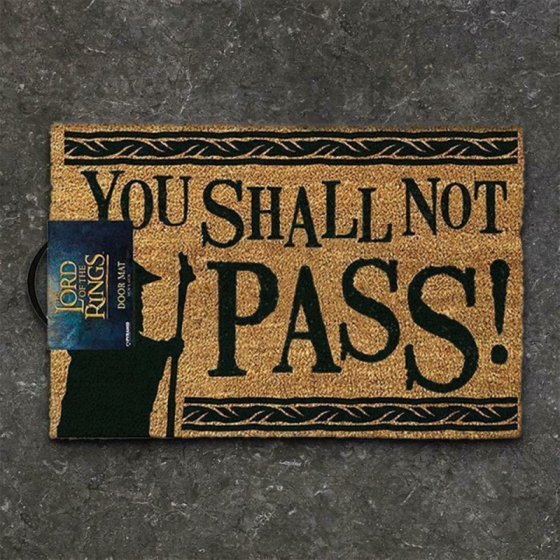 Fußmatte „You shall not pass“ - Herr der Ringe - Lord of the Rings