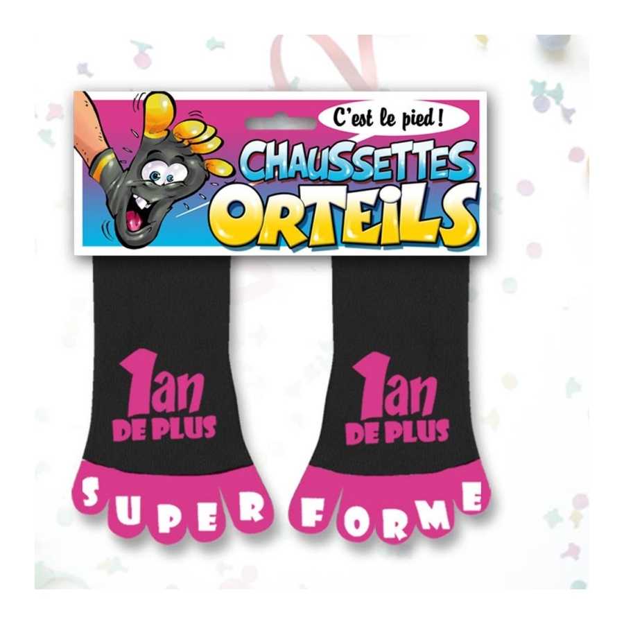 Zehensocken "1 Jahr älter". Geburtstagsgeschenk, Fribourg, Boutique, Schweiz