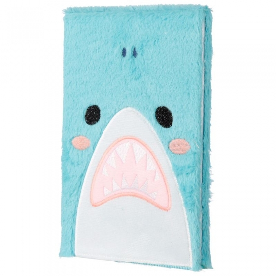 Grand Bloc-note Peluché Fluffies Shark Cafe - Requin